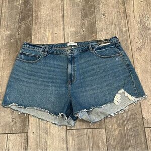 Abercrombie & Fitch NWT women's The 4" Mom Short Curve Love Size 36/22 High Rise